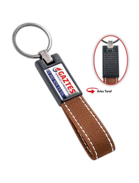 1360.-SİYAH RİVA ANAHTARLIK