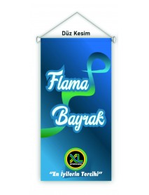 FB 1213 Düz Kesim Flama Bayrak