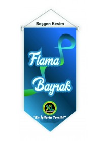 Fb 1215 Beşgen Kesim Flama Bayrak