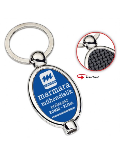 1011. -OVAL PURJÖR ANAHTARLIK