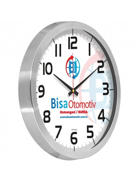 V30-970-B Alüminyum Duvar Saati