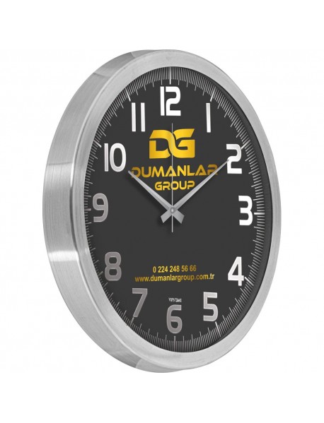 V30-970-B Alüminyum Duvar Saati