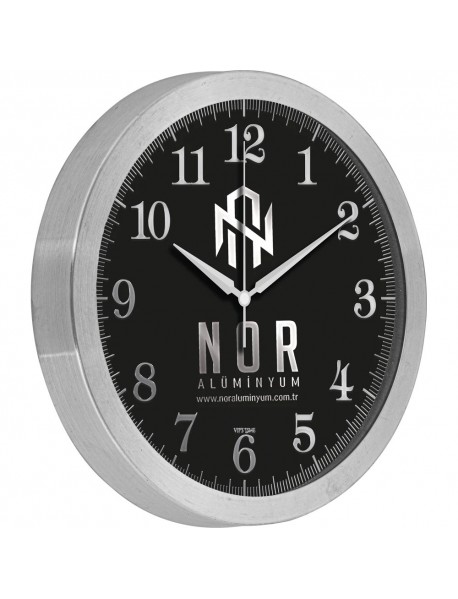 V30-985-B Alüminyum Duvar Saati