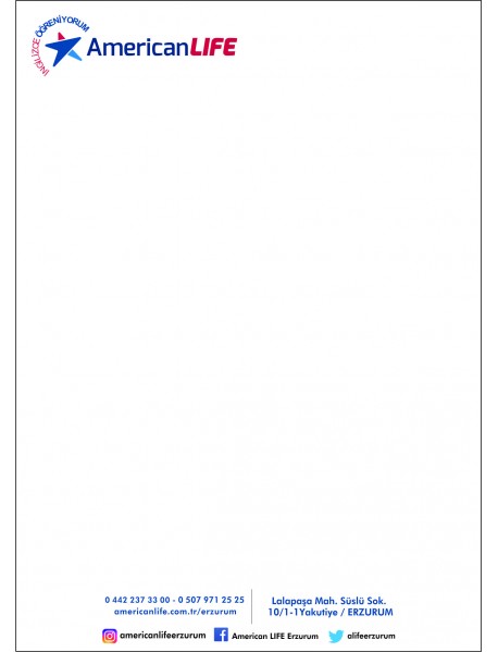 BLK-02 Üstten Tutkallı Bloknot 1