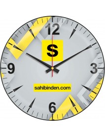 V30-528-B Bombe Cam Duvar Saati