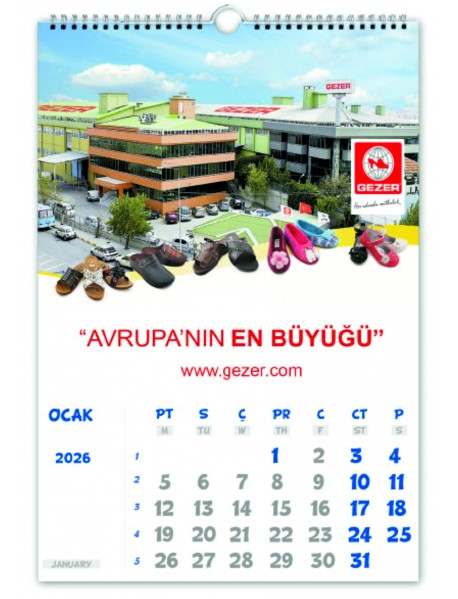 035 Duvar Takvimi