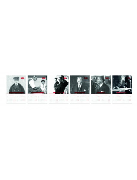 037 Atatürk Duvar Takvimi