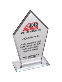 EKT-161-ŞF Kristal Plaket