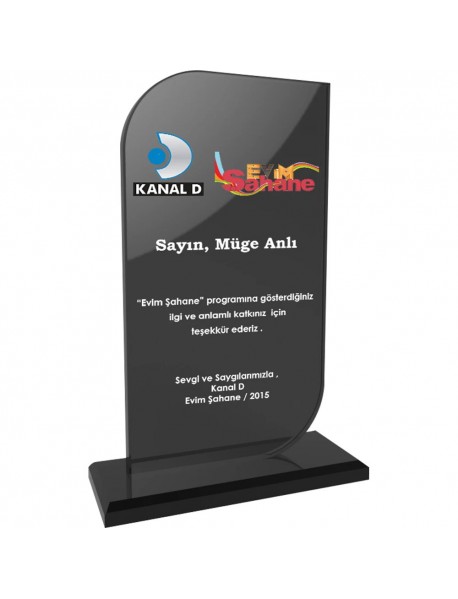 EKT-290-FM Kristal Plaket