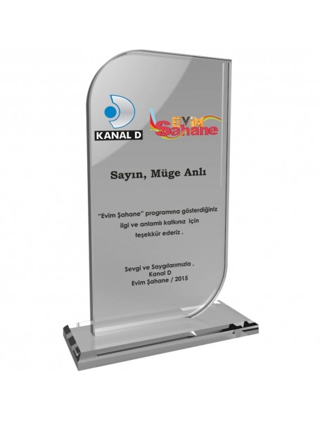 EKT-290-FM Kristal Plaket