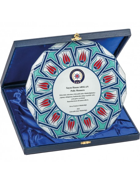 EKT-430 Kutulu Kristal Plaket