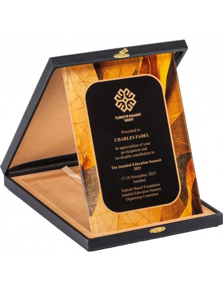 EKT-470 Kutulu Kristal Plaket