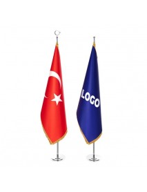Mb 1218 Krom Direkli Makam Bayrak (Sarkaçlı)