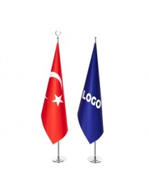 Mb 1217 Krom Direkli Makam Bayrak (Sarkaçsız)