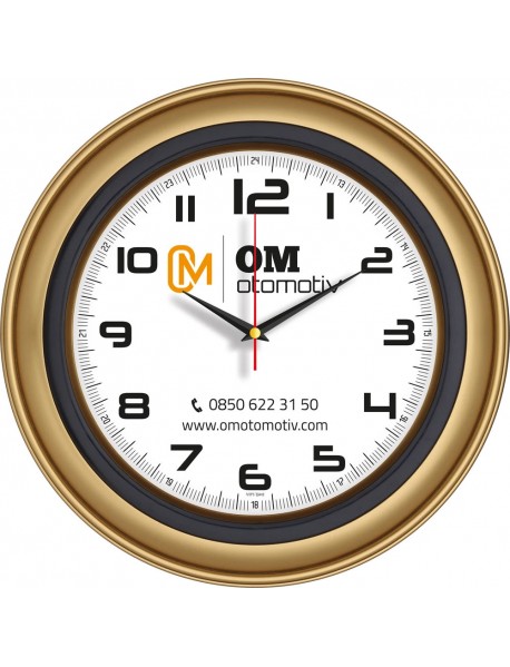 V30-509-K Plastik Duvar Saati