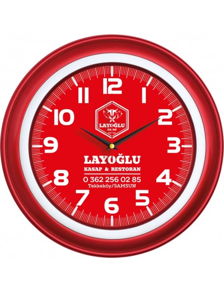 V30-509-K Plastik Duvar Saati