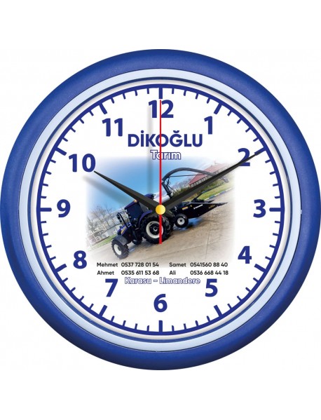 V30-510-S Plastik Duvar Saati