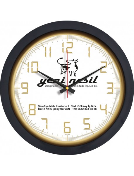 V30-546-L Plastik Duvar Saati
