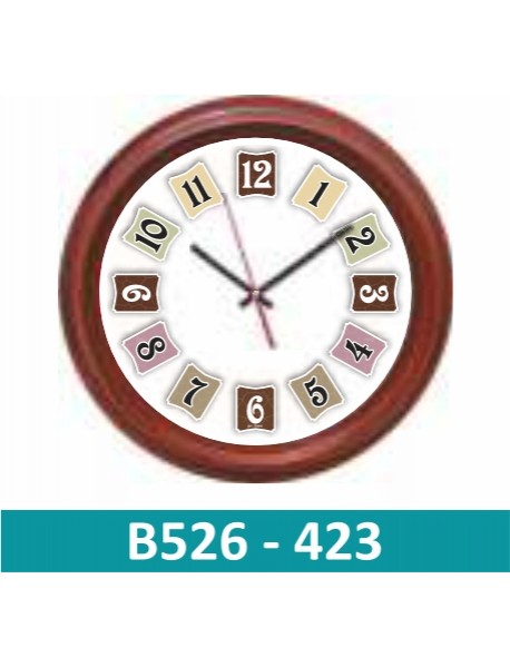 B526-441 Plastik Duvar Saati