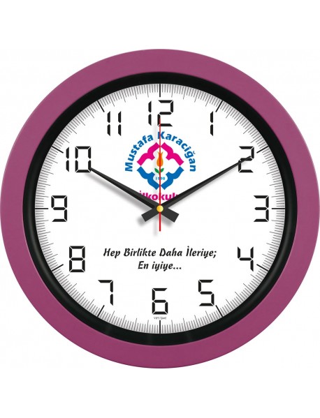V30-346-KH Plastik Duvar Saati