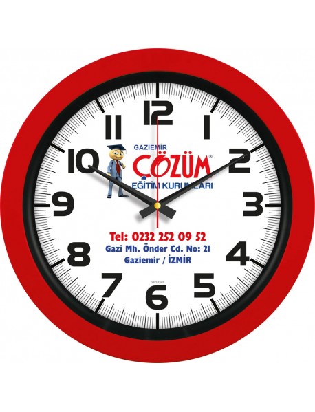 V30-346-KH Plastik Duvar Saati