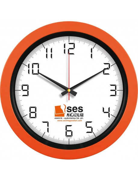 V30-346-KH Plastik Duvar Saati