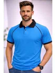 6140 Polo Yaka Renkli Tşört