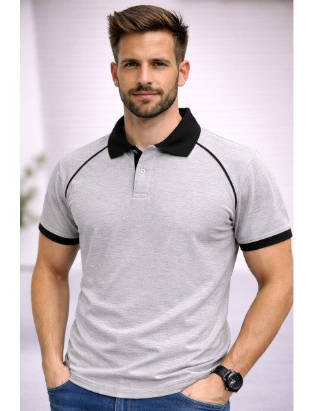 6140 Polo Yaka Renkli Tşört