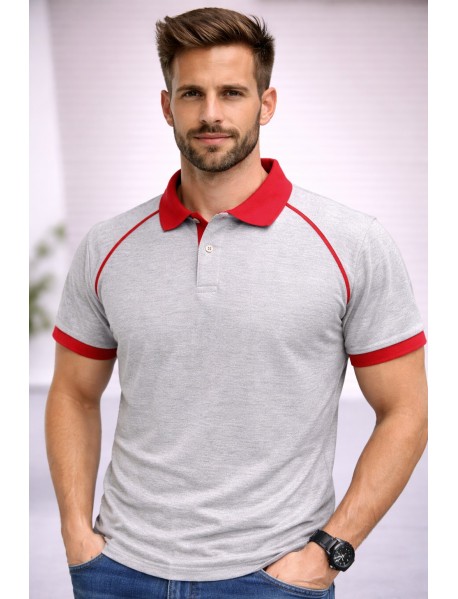 6140 Polo Yaka Renkli Tşört