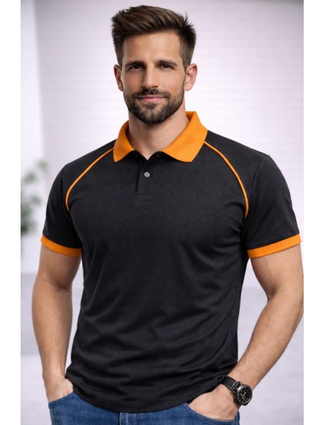 6140 Polo Yaka Renkli Tşört