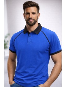 6140 Polo Yaka Renkli Tşört