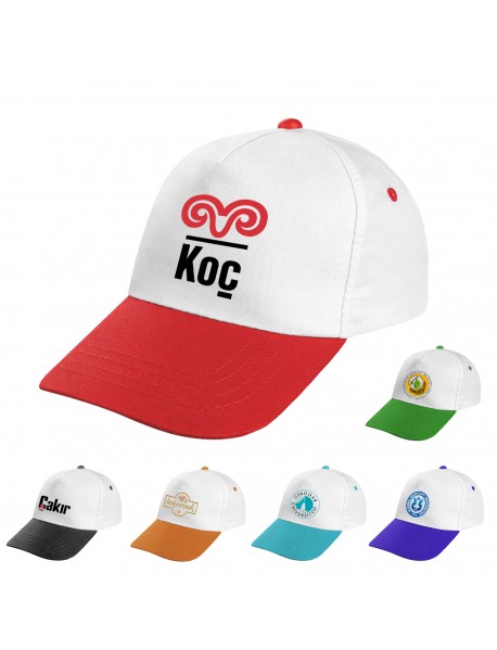 0501- Polyester Şapka (2 Renkli)