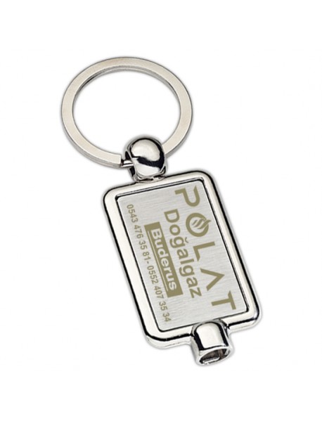 1012.-DİKDÖRTGEN PURJÖR ANAHTARLIK