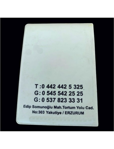 0020 BİALA RUHSAT KABI BEYAZ