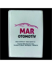 0010 SUNİ DERİ RUHSAT KABI (SÜNGERSİZ) BEYAZ