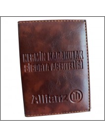 0012 SUNİ DERİ RUHSAT KABI (SÜNGERLİ) KAHVERENGİ