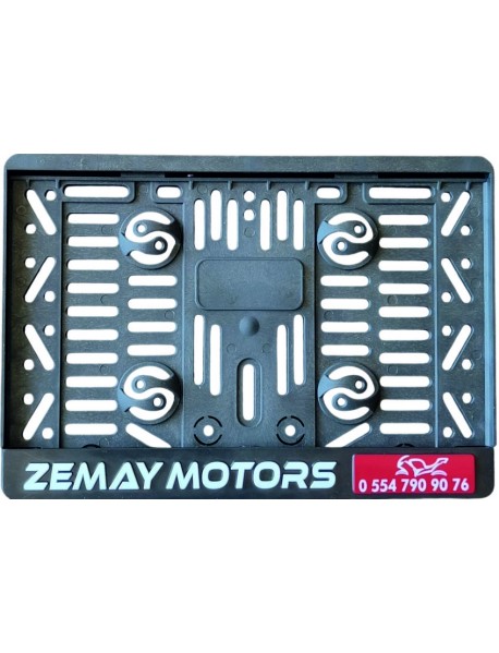  2800 Siyah Çıta Motor Plakalık (2)